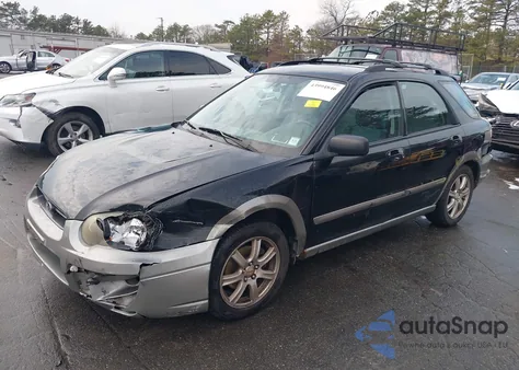 2005 Subaru Impreza Outback Sport Base W/Special Edition from USA, damaged, VIN JF1GG68535H804756
